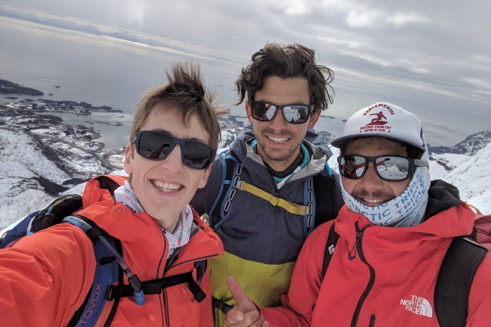 Ski de rando en Norvège avec Mathéo