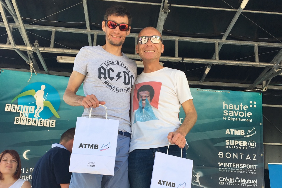 Podium au trail du Gypaete pour JC