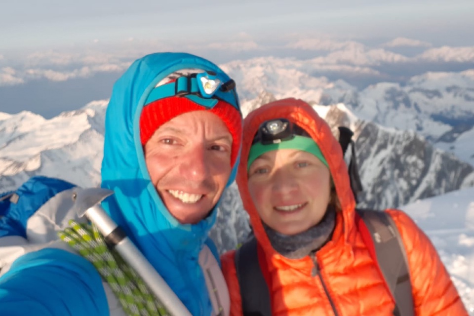 Ascension du Mont Blanc réussie pour Stéphanie !