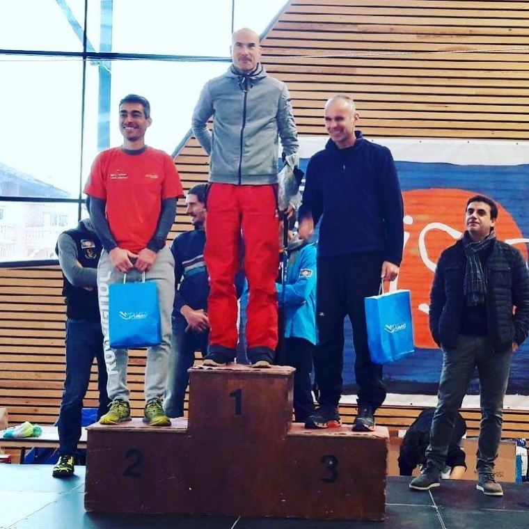 Podium de Benji au trail des Saisies !