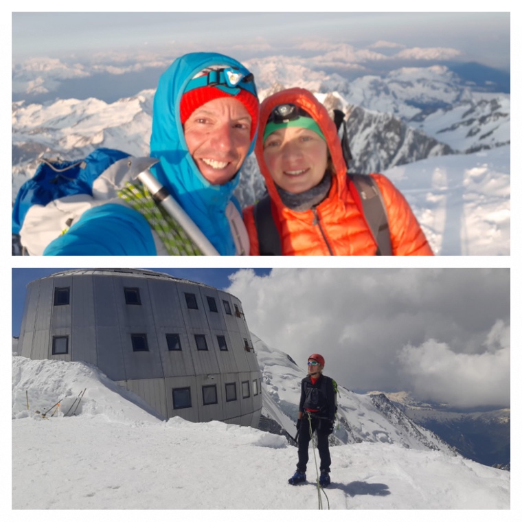Ascension du Mont Blanc réussie pour Stéphanie !