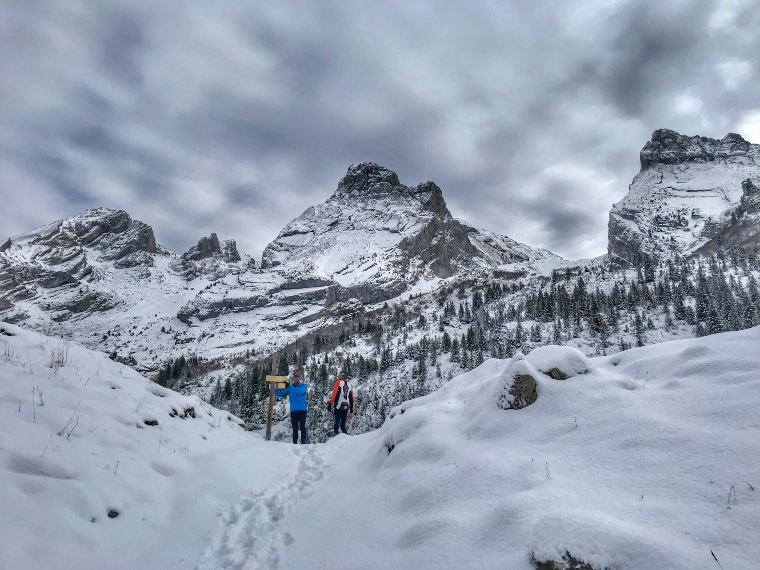 Journée trail blanc avec des champions du monde