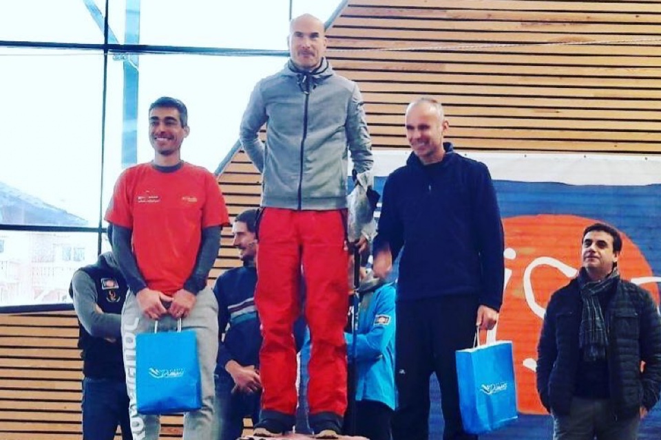 Podium de Benji au trail des Saisies !