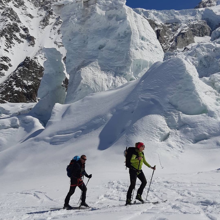 Mont Blanc à skis
