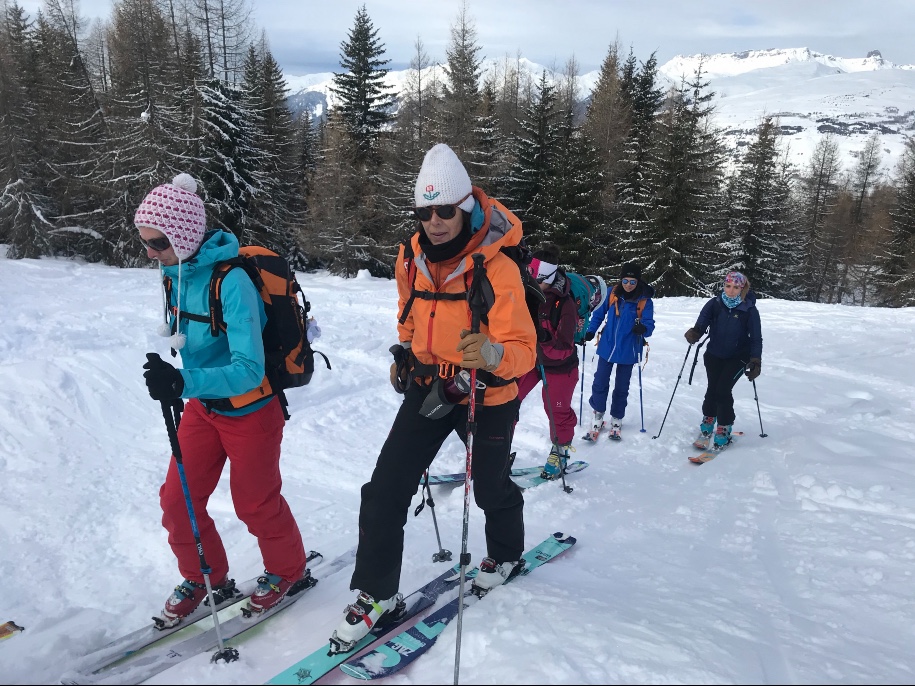 Initiation ski de rando à Combloux 5
