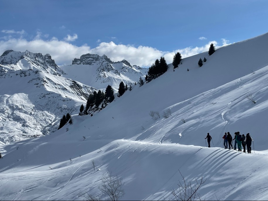 Le beaufortain en raquettes 1