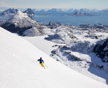 Ski de rando dans les Lofoten avec Mathéo Jacquemoud