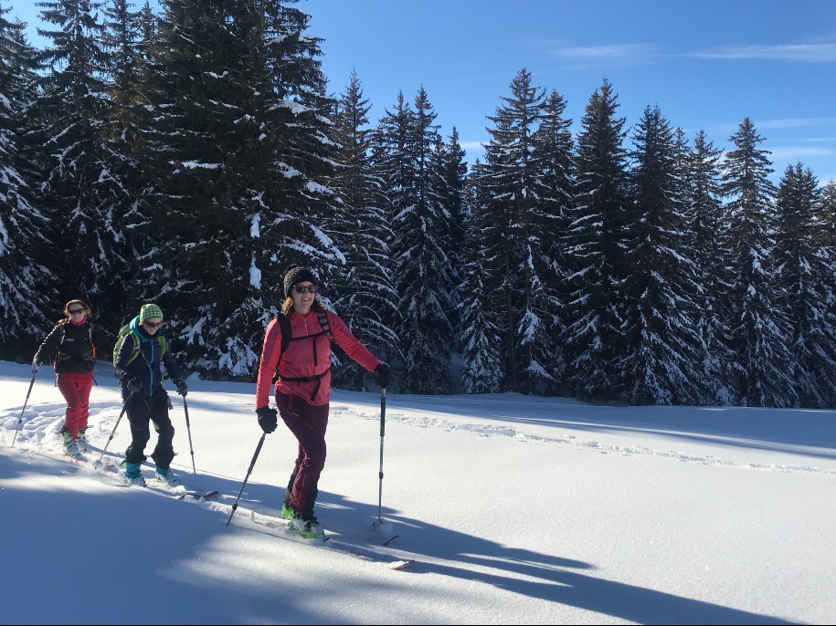 Initiation ski de rando à Combloux 4