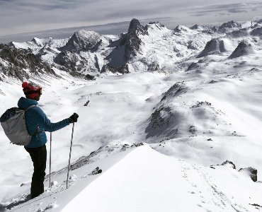Ski de randonnée dans le Val di Maira, Italie